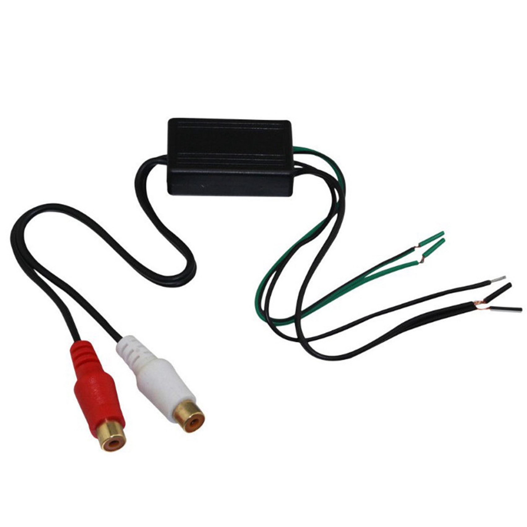 Car Audio Line Output Converter - Speaker to 2 RCA Line Output