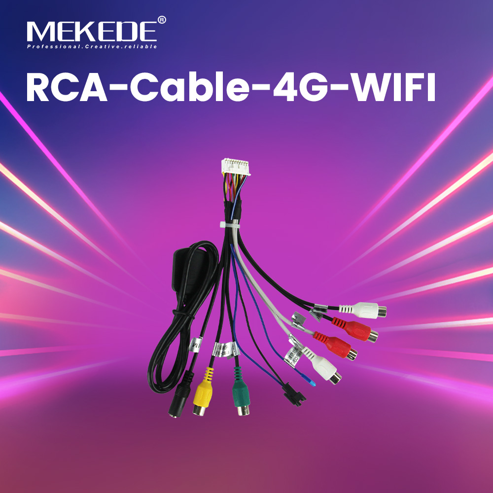 Car Audio Line Output Converter - MEKEDE 20 Pin RCA Audio Video