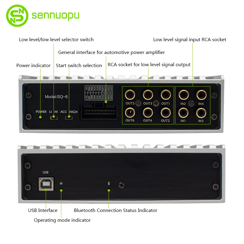RTS Factory Directly 4 Channel - Car Dsp Amplifier 8 Channel 评论和价格