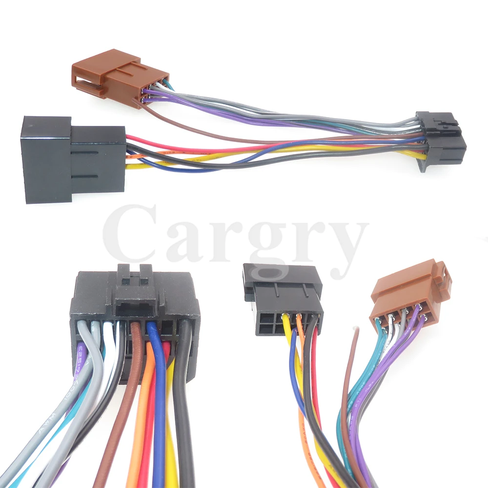 1 Set 16 Pin AC Assembly ISO C - Car Audio Line Output Converter 评论和价格