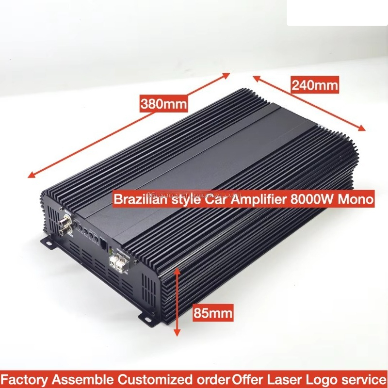 RMS 8000W Brazilian 1 Ohm Stab - Car Amplifier Class D 1 Ohm Stable 评论和价格