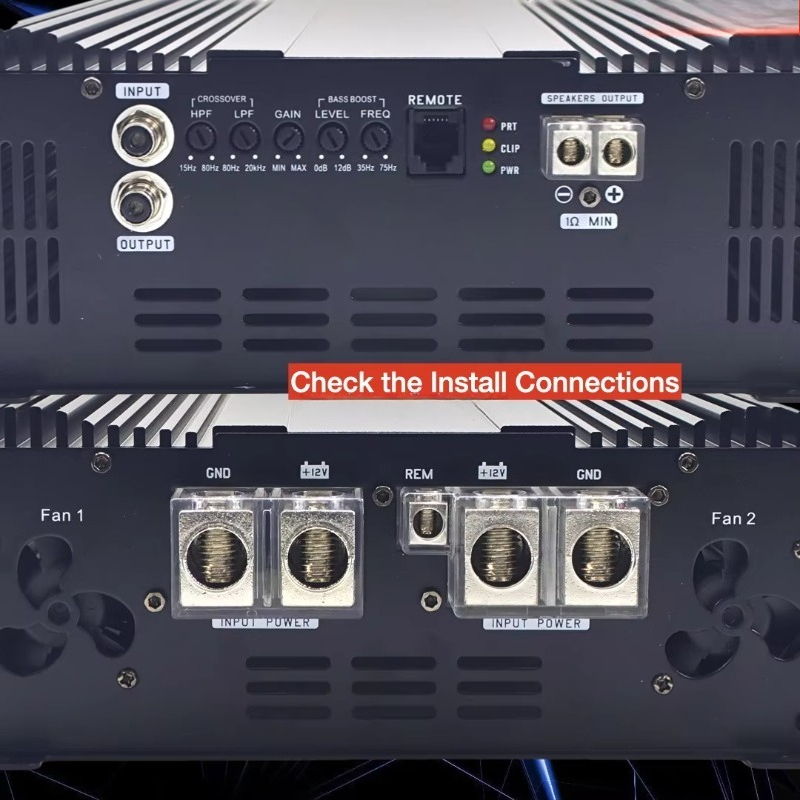 RMS 8000W Brazilian 1 Ohm Stab - Car Amplifier Class D 1 Ohm Stable 评论和价格
