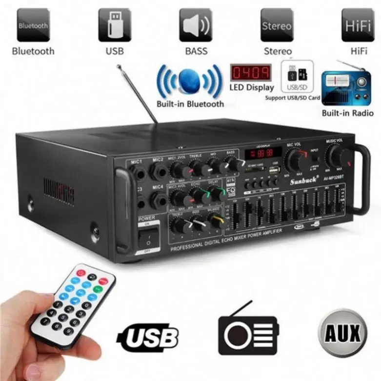 MP326BT Professional Audio Amp - Car Audio Amplifier 4 Channel 2000W 评论和价格