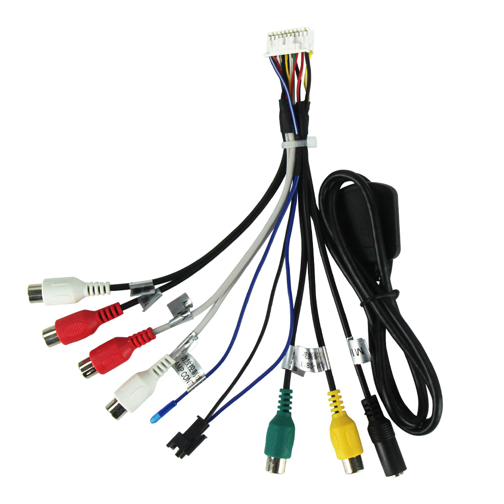 MEKEDE 20 Pin RCA Audio Video  - Car Audio Line Output Converter 评论和价格