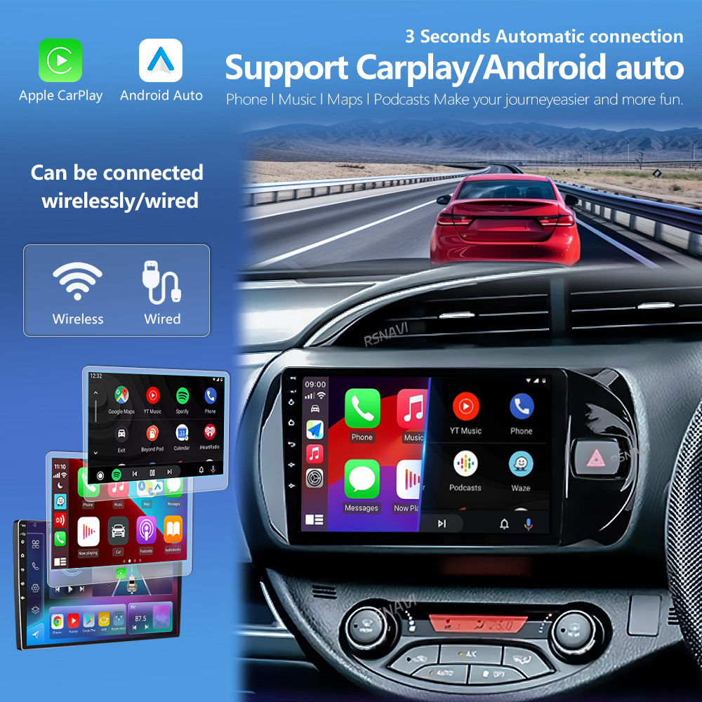 For Toyota Vitz 3 III XP130 20 - Car Dsp With Android App Control 评论和价格