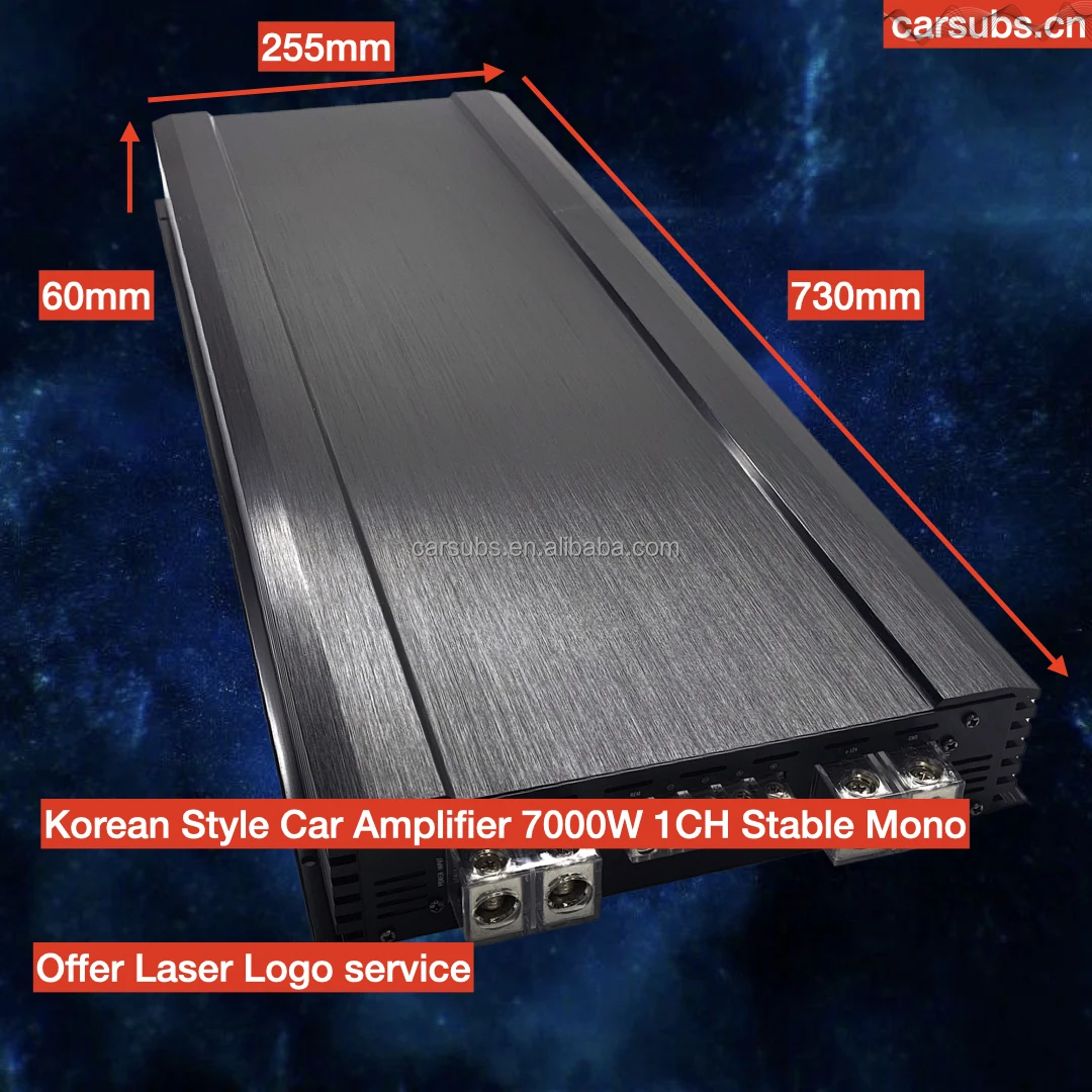 Korea  Board 7K Car Subwoofer  - Car Amplifier Class D 1 Ohm Stable 评论和价格