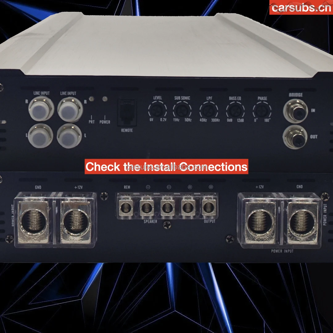Korea  Board 7K Car Subwoofer  - Car Amplifier Class D 1 Ohm Stable 评论和价格