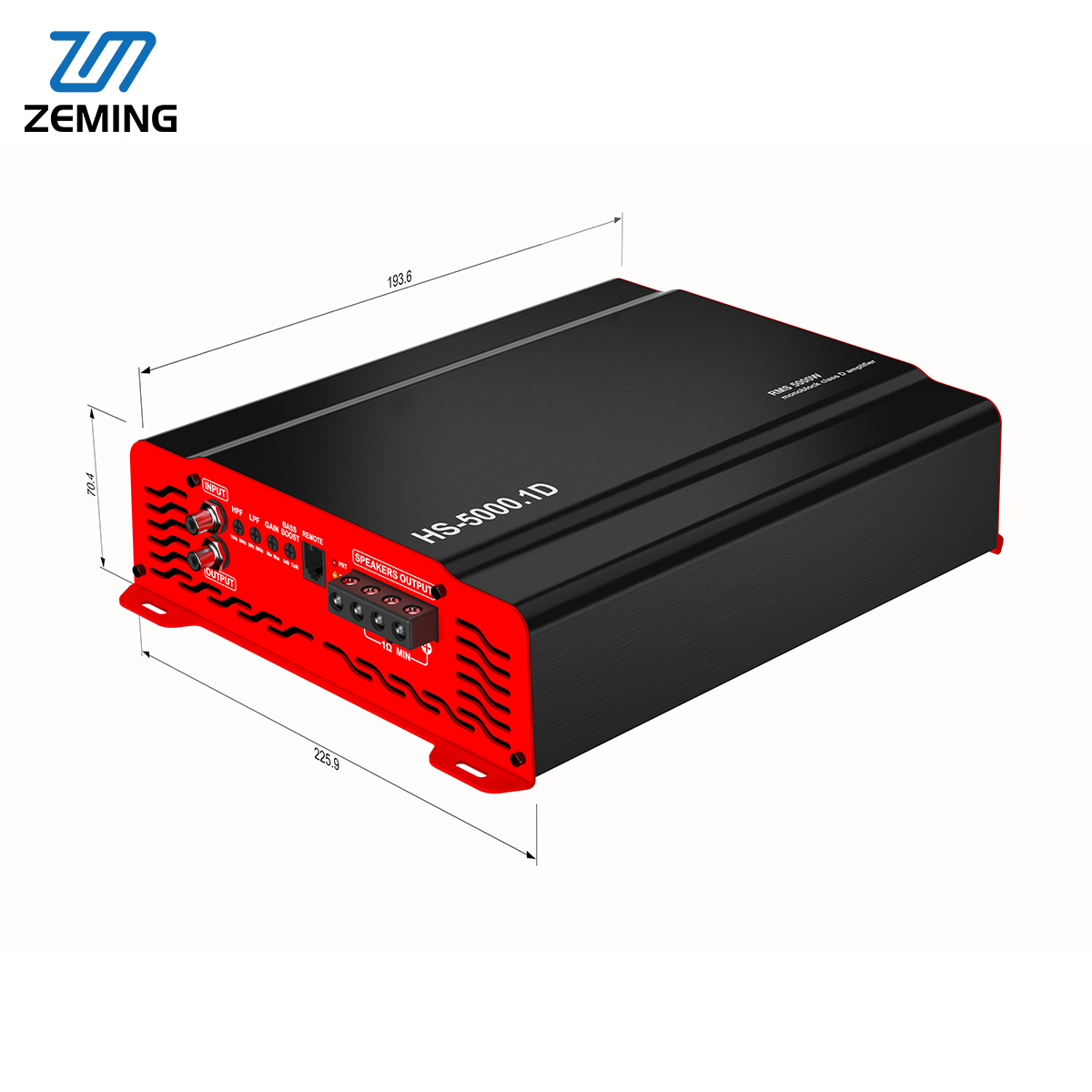 Audio 5000W Monoblock Class D  - Monoblock Car Amplifier 5000W 评论和价格