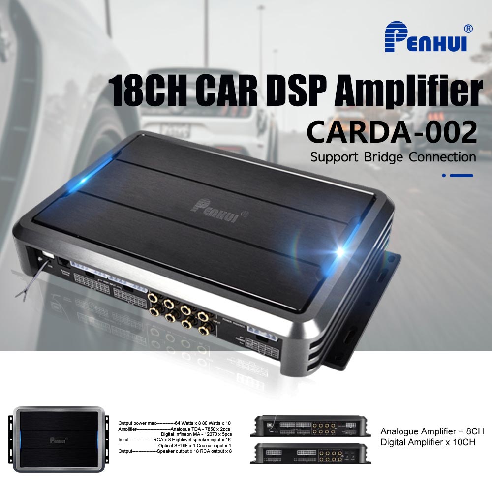 1200W 18-channel Car DSP Ampli - Car Dsp Amplifier 8 Channel 评论和价格