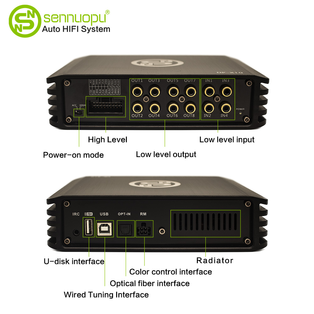 Sennuopu DP X10 Car Audio 4 Ch - Car Dsp Amplifier 8 Channel 评论和价格