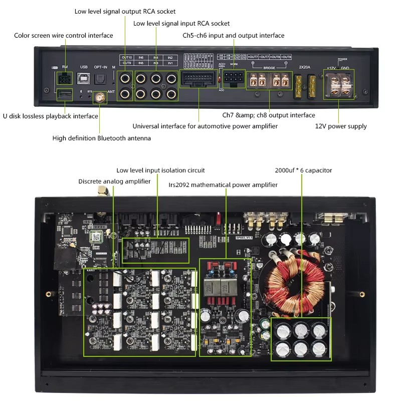Sennuopu X12 10 Channel Dsp Pr - Car Dsp Amplifier 8 Channel 评论和价格