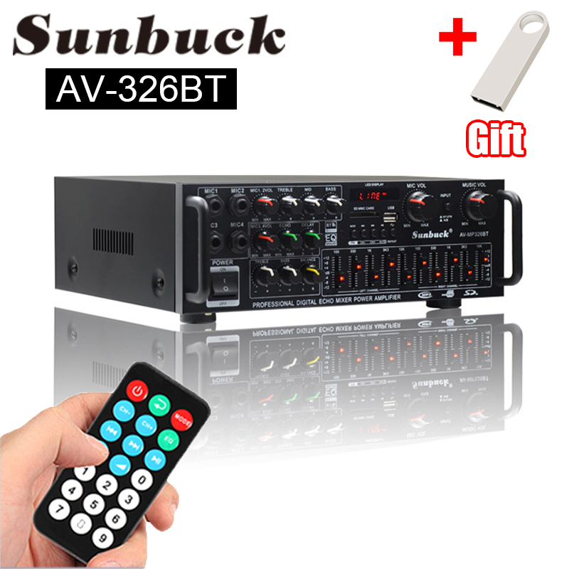 2000W 326BT 5.0 Bluetooth Audi - Car Audio Amplifier 4 Channel 2000W 评论和价格