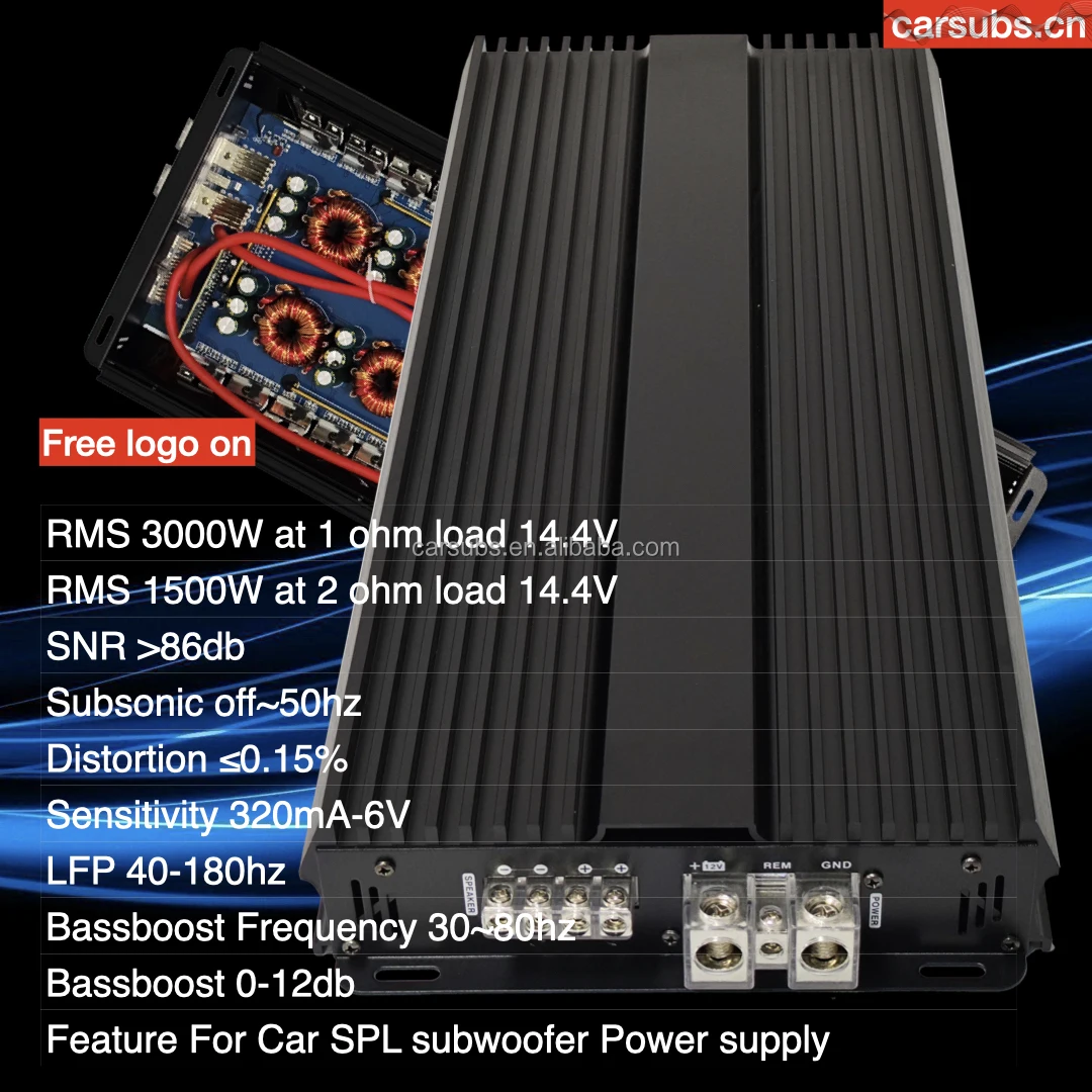 2026 Car Subwoofer Amplifier R - Monoblock Car Amplifier 5000W 评论和价格