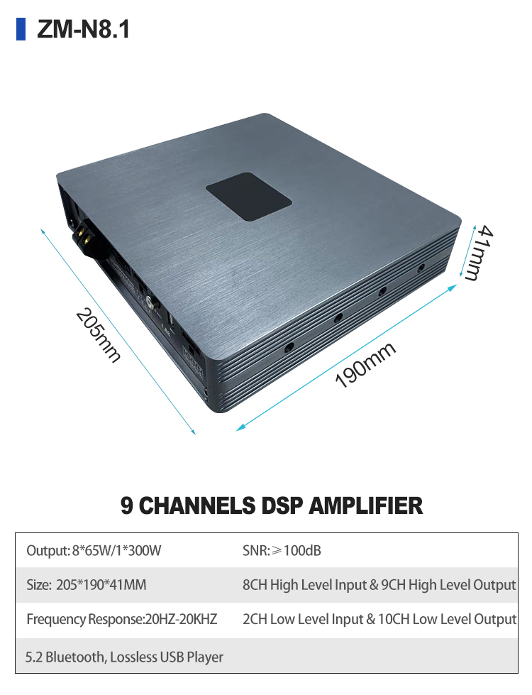 31 EQ Bands 9CH High Level & 1 - Car Dsp Processor 31 Band Eq 评论和价格