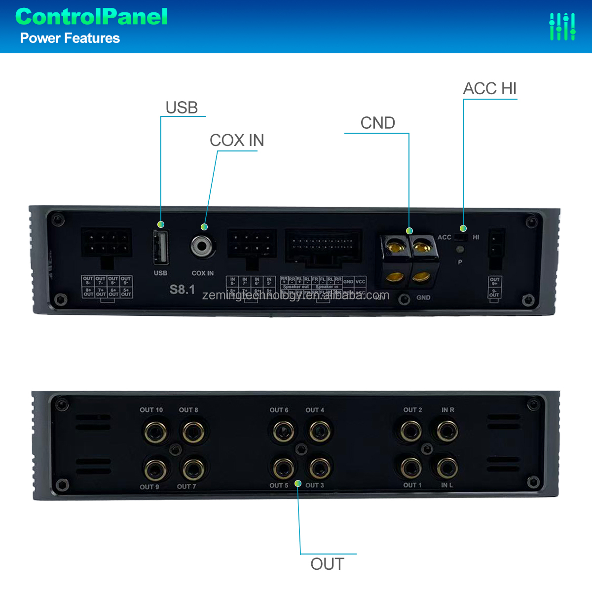 31 EQ Bands 9CH High Level & 1 - Car Dsp Processor 31 Band Eq 评论和价格