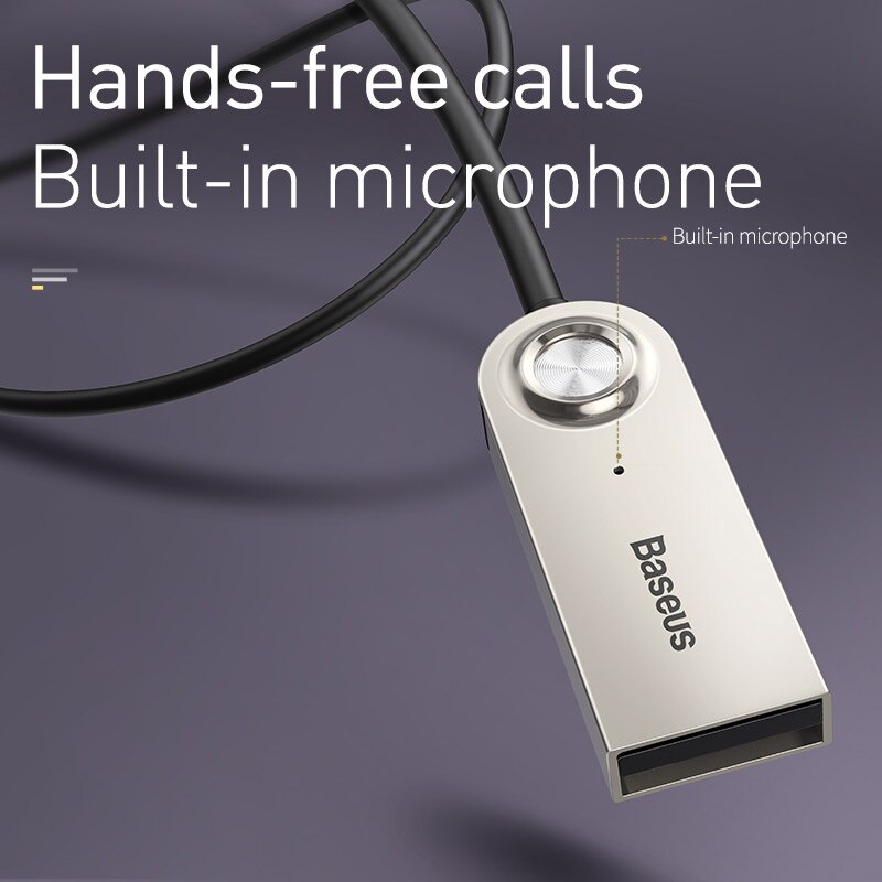 Baseus BA01 Aux USB Bluetooth  - Car Audio Line Output Converter 评论和价格