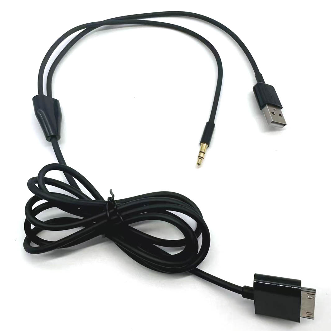1pcs 30Pin to 3.5mm Car AUX Au - Car Audio Line Output Converter 评论和价格