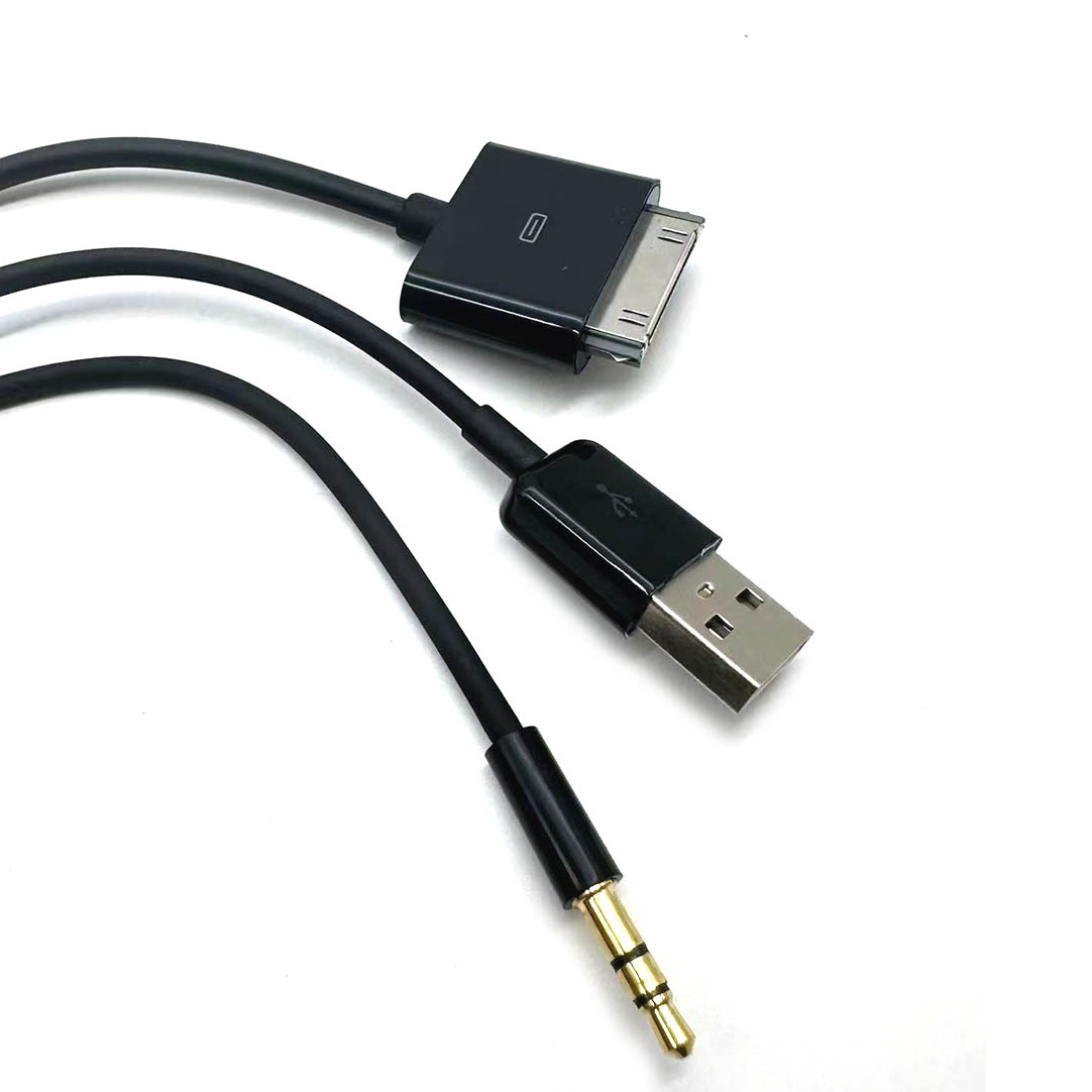1pcs 30Pin to 3.5mm Car AUX Au - Car Audio Line Output Converter 评论和价格